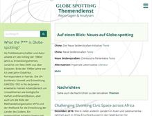 Tablet Screenshot of globe-spotting.de